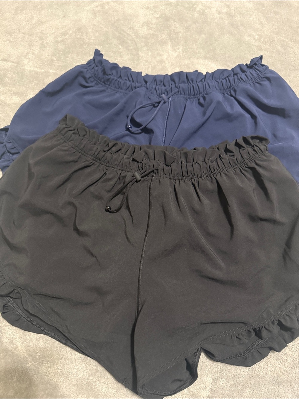 Offline by Aerie Women’s Elastic Waist Casual Shorts - Black & Navy